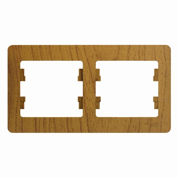 Schneider/Systeme Electric GLOSSA Рамка 2-я горизонт дуб