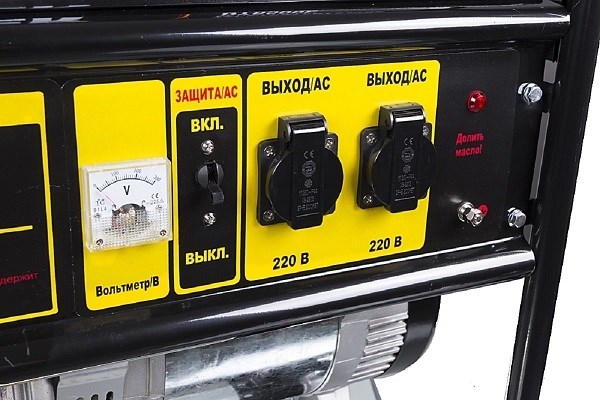 Электростанция (генератор бензиновый) HUTER DY6500L (бензин АИ-92, 5.5 кВт, 220 В,бак-22 л, 74 кг)
