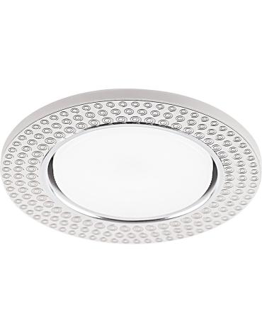 Светильник встраиваемый Feron CD4029 GX53+LED прозр.хром