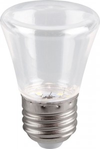 Лампа LED Feron LB-372 1Вт Е27 6400К прозрачный