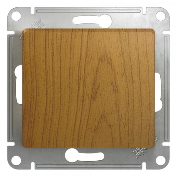 Schneider/Systeme Electric GLOSSA Выключатель 1кл дуб