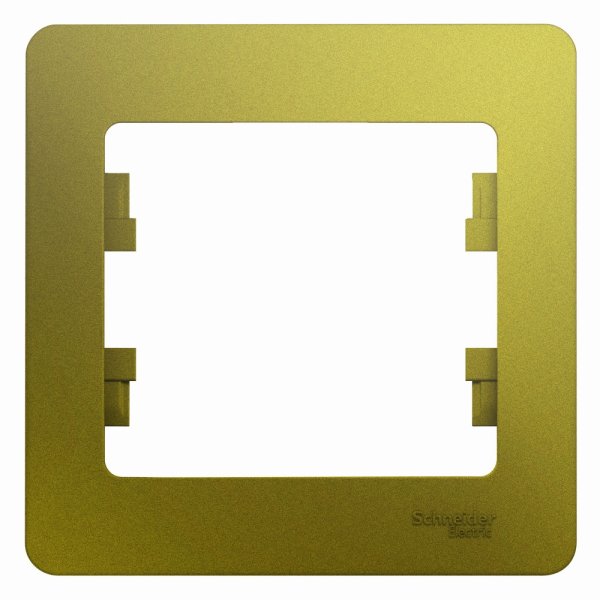 Schneider/Systeme Electric GLOSSA Рамка 1-я фисташковый