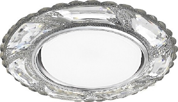 Светильник встраиваемый Feron CD4031 GX53+4000К LED прозрачный