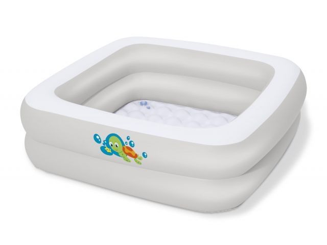 Бассейн надувной детский Scrub-a-Dub Babu Tub, 86x86х25 см, BESTWAY