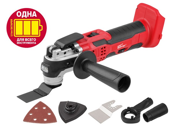 ALL1 Аккумуляторный многофункциональный инструмент (реноватор) WORTEX СSM 3020 в кор. + аксессуары
