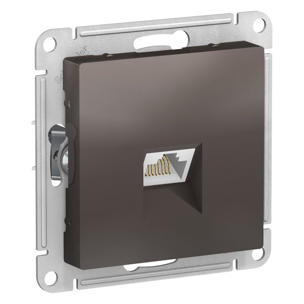 Schneider ATLASDESIGN Розетка RJ45 мокко