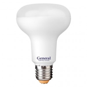 Лампа LED General R80 E27 10W 6500K