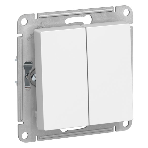 Schneider ATLASDESIGN Выключатель 2-кл белый