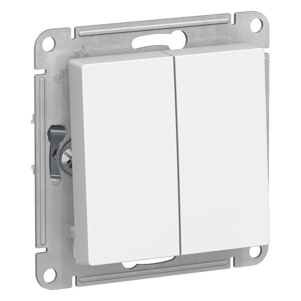 Schneider ATLASDESIGN Переключатель 2-кл белый