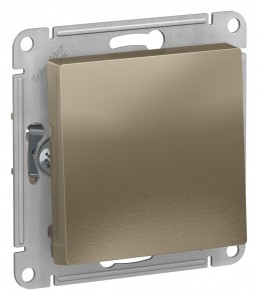 Schneider ATLASDESIGN Переключатель перекрестный схема 7 10АХ мех-зм шампань