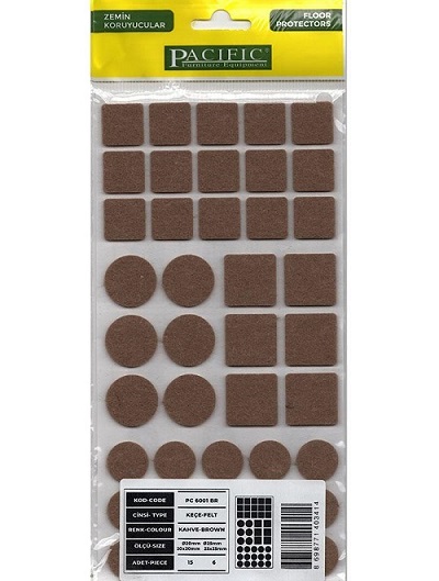 Мебельный подпятник для ножек 20*20, 25*25, 20, 25 коричневый