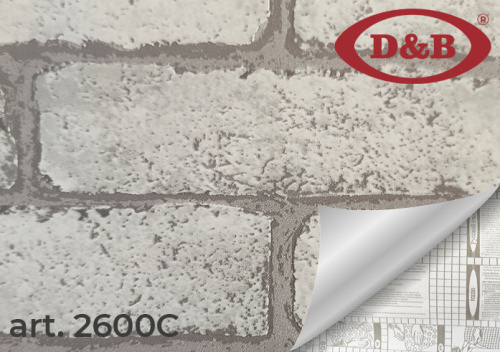 Пленка D&B 8м-45см 2600С (кирпичи) (20)