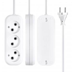 1-2.SALE Удлинитель ПВС 2х1 3роз. 5м 10А (корпус АБС-пластик) 