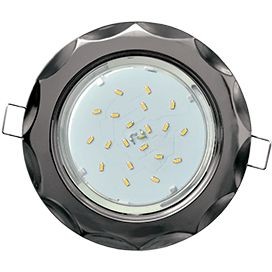 Светильник встраиваемый ECOLA 9014 GX53 Н4 Черный хром