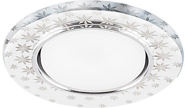 Светильник встраиваемый Feron CD4030 GX53+20LED 4K с подсветкой
