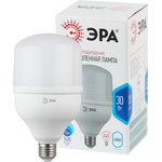 ЭРА LED smd POWER Т100-30W-4000-E27 лампа светодиодная, х/бел, (1/20)