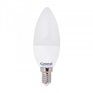 Лампа LED GeneraI 7W E14 4500К свеча