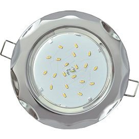 Светильник встраиваемый ECOLA GX53 H4 9014"Звезда"хром 