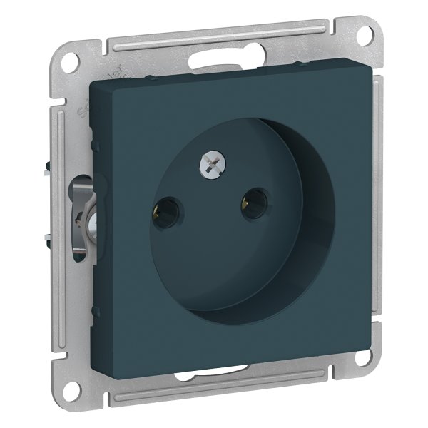 Schneider/Systeme Electric ATLASDESIGN Розетка 1-я б/з изумруд