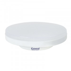 Лампа LED General GX53 12W 6500K РИФЛ.ПЛАСТИК