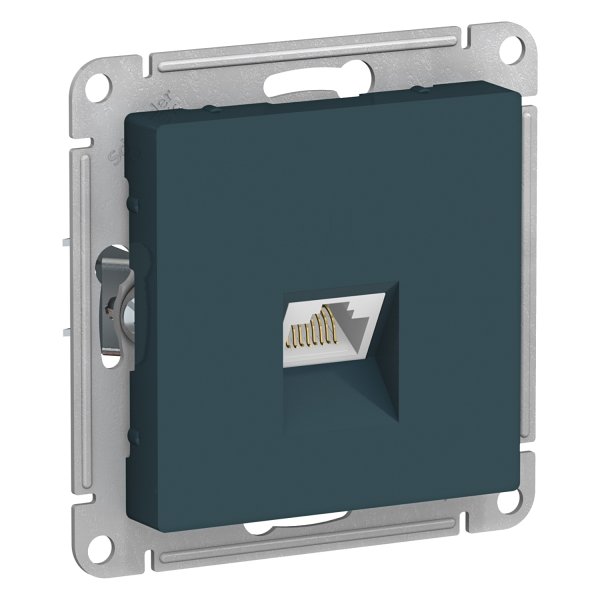 Schneider/Systeme Electric ATLASDESIGN Розетка RJ45 изумруд