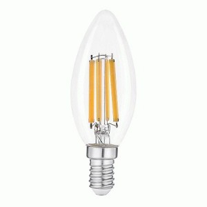 Лампа LED General свеча E14 10W 2700K 35x98 филамент (нитевидная)