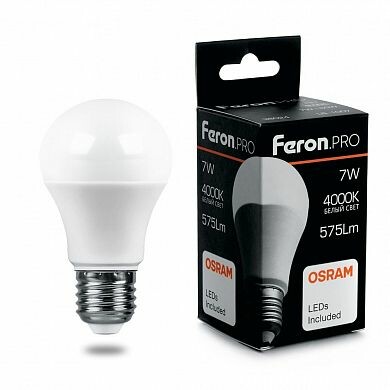 Лампа LED Feron PRO LB-1015 15W 230V E27 4000K A60 