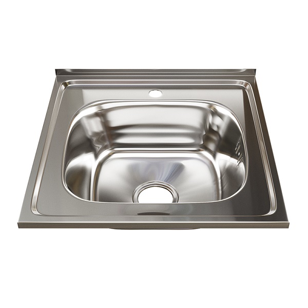 Мойка 50х50 (0,6) вып 3 1/2" MIXLINE 16см с сифоном