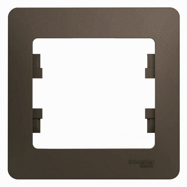 Schneider/Systeme Electric GLOSSA Рамка 1-я шоколад