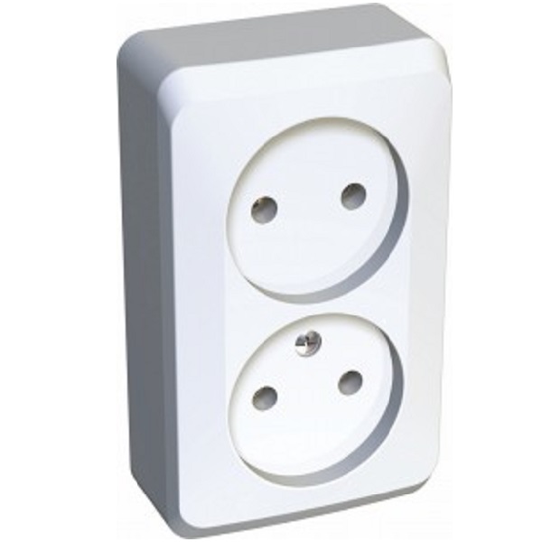 Schneider/Systeme Electric ЭТЮД Розетка 2-я б/з 16А белый