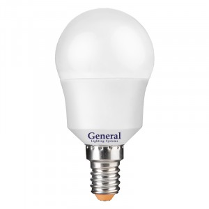 Лампа LED General 10W Е14 4500K шар