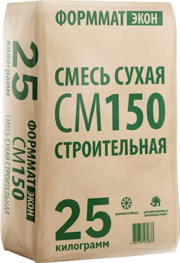 Сухая смесь кладочная (универсальная) СМ-15 (25кг) "ФОРММАТЭКОН"