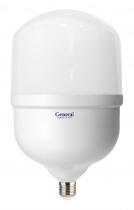 Лампа LED General высокомощн Е27 80Вт 6500К 270° (4300lm) (замена ДРВ) 