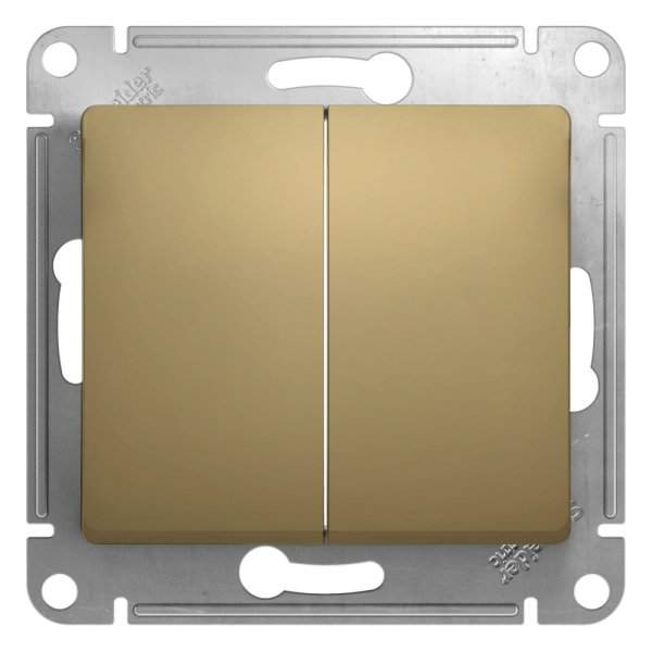 Schneider/Systeme Electric GLOSSA Переключатель 2кл титан