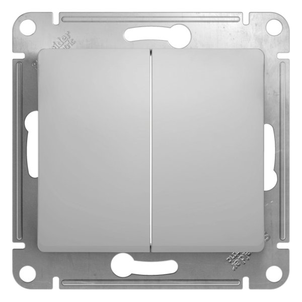 Schneider/Systeme Electric GLOSSA Переключатель 2кл алюминий