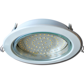 Светильник встраиваемый ECOLA GX70 H5 белый 53x151