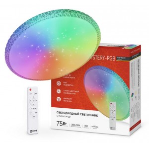 ASD/InHome св-к св/д управляемый 75W(6000lm) 2K-4K-6K d495х85 пульт ДУ COMFORT MYSTERY-RGB 4637