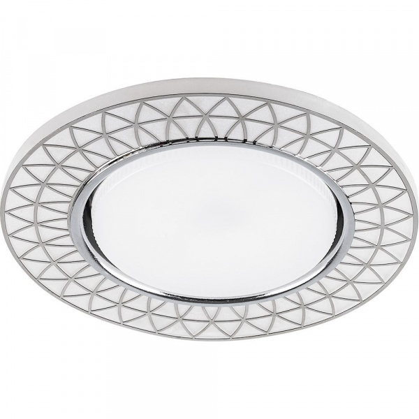 Светильник встраиваемый Feron СD9914 GX53 4000К+15LED с подсветкой