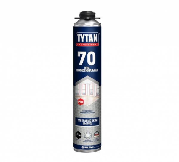 ПЕНА МОНТАЖНАЯ "TYTAN PROFESSIONAL 70" ПРОФИ 870 МЛ (12/672) ТУРЦИЯ