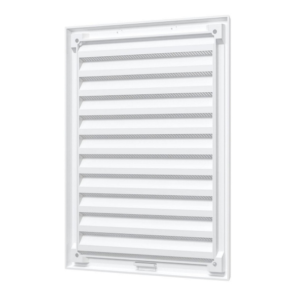 Вент Решетка ЭРА 1520RZN 150*200 ж/наклонные с сеткой, разъемная
