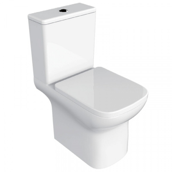 Унитаз безободковый в комп. с арматурой , сид-е микролифт AZARIO AZ 8323 Alba