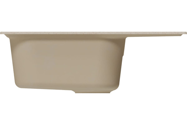 Мойка MIXLINE ML-GM18 с крылом, бежевая (328),640*490*190мм NEW