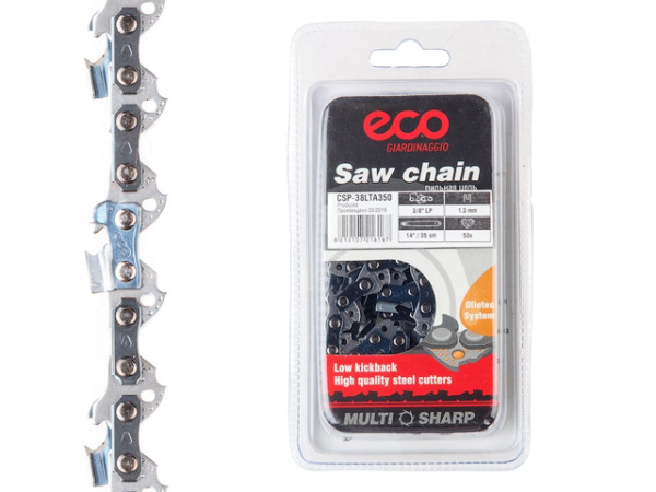 Цепь пильная ECO 35 см 14" 3/8" LP 1.3 мм 50 зв. 38LTA (в блистере)