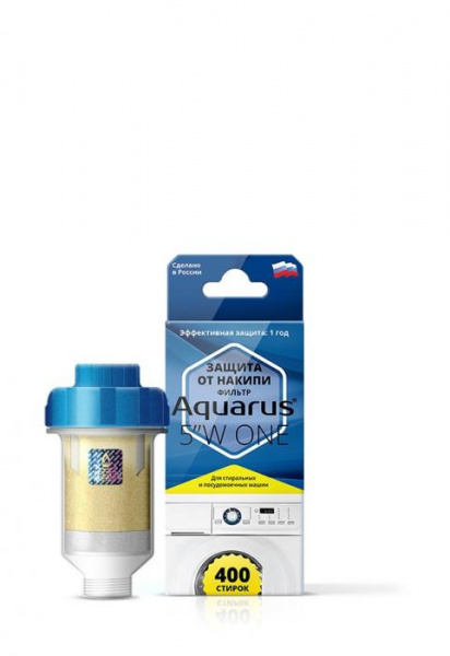 Фильтр для защиты от накипи стиральных машин AQUARUS 5"W One