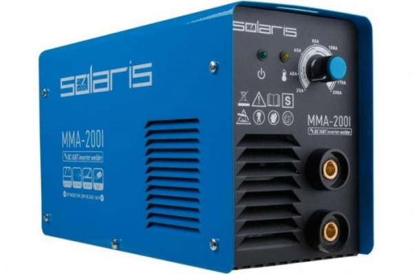 Инвертор сварочный SOLARIS MMA-200I (230В; 20-200 А; 70В; электроды диам. 1.6-4.0мм)
