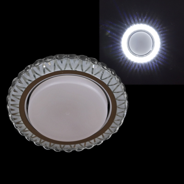 Светильник встраиваемый Reluce 53205-9.0-001PT GX53+LED4W CL