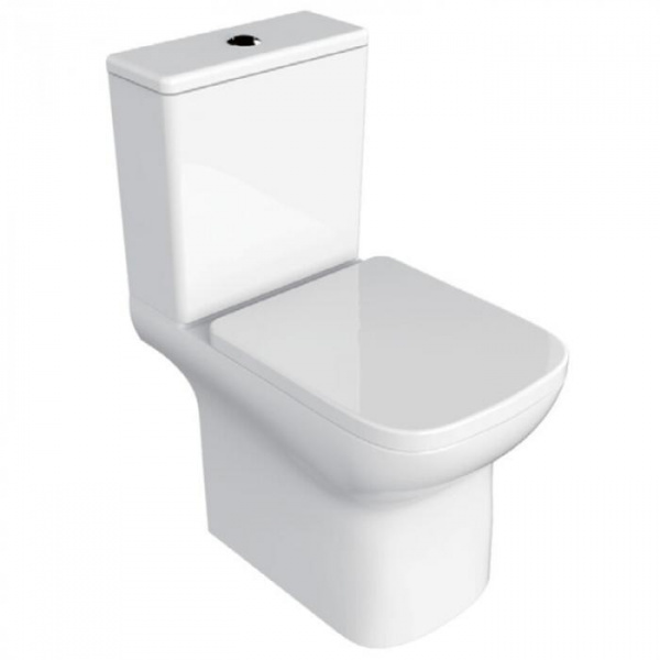 Унитаз безободковый в комп. с арматурой , сид-е микролифт AZARIO AZ 8323 Alba