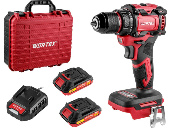 ALL1 XLT SET Аккум. дрель-шуруповерт WORTEX BD 2025 DLi в чем. БЕСЩЕТ, 18 В, 50 Н*м, 2х1,5 А*ч