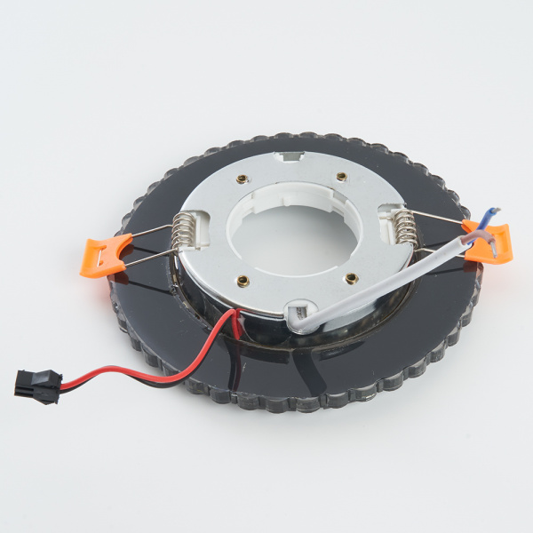Светильник встраиваемый Feron CD4045 GX53+LED серый с подсветкой