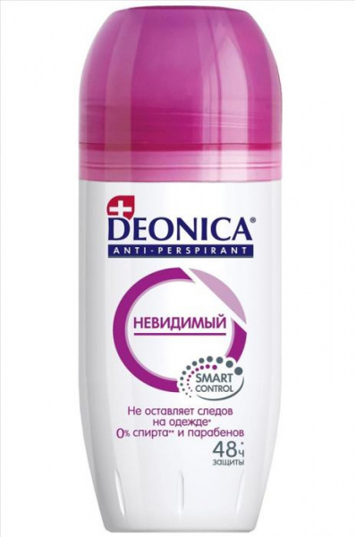 DEONICA Антиперспирант Невидимый 50мл(ролик)